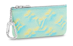 LOUIS VUITTON Key Pouch Vert D"eau Green