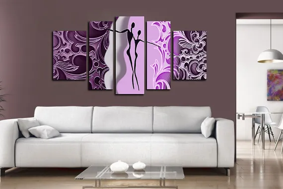 Модульная картина "Любовный прилив"