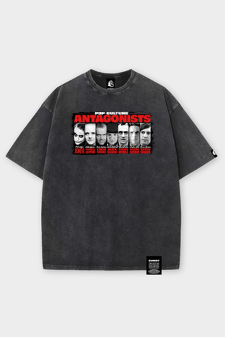 Футболка SHMOT "ANTAGONISTS" GARMENT DYE Черный