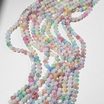 Хрустальные бусины с покрытием, оттенок "Конфетки", 6мм, шар, микроогранка