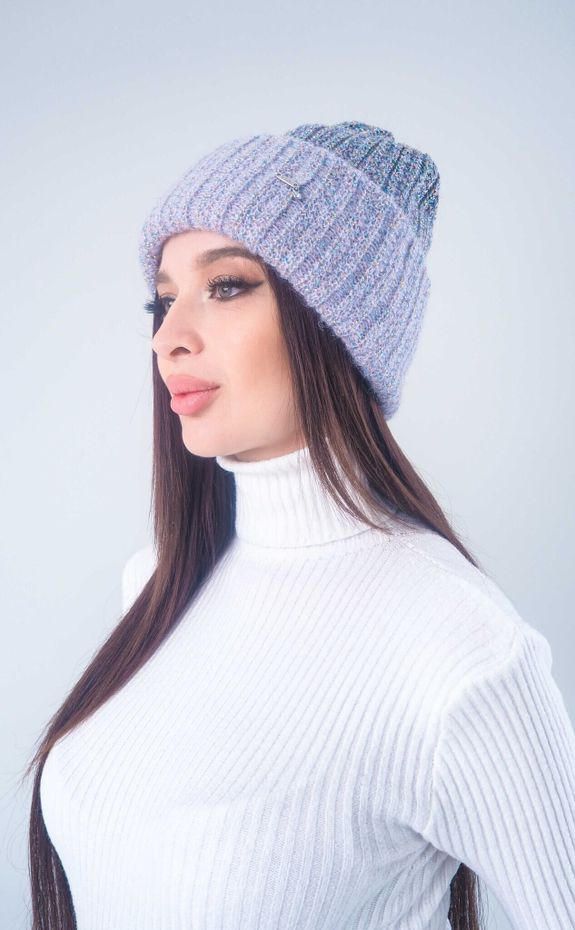S6908CRY Шапка (Сиреневый / 57-58 / 30х30х6 / 57 / Сиреневый / Мохер/альпака / 0.3)