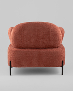 Кресло Кэнди ткань букле коралловый