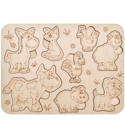 КФ- 93/2 Пазлы «Веселая ферма»