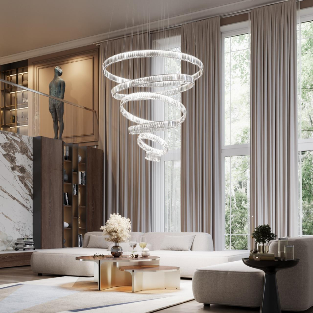 4930/260L ODL Люстра LED 260Вт 4000К 220В IP20 L-VISION