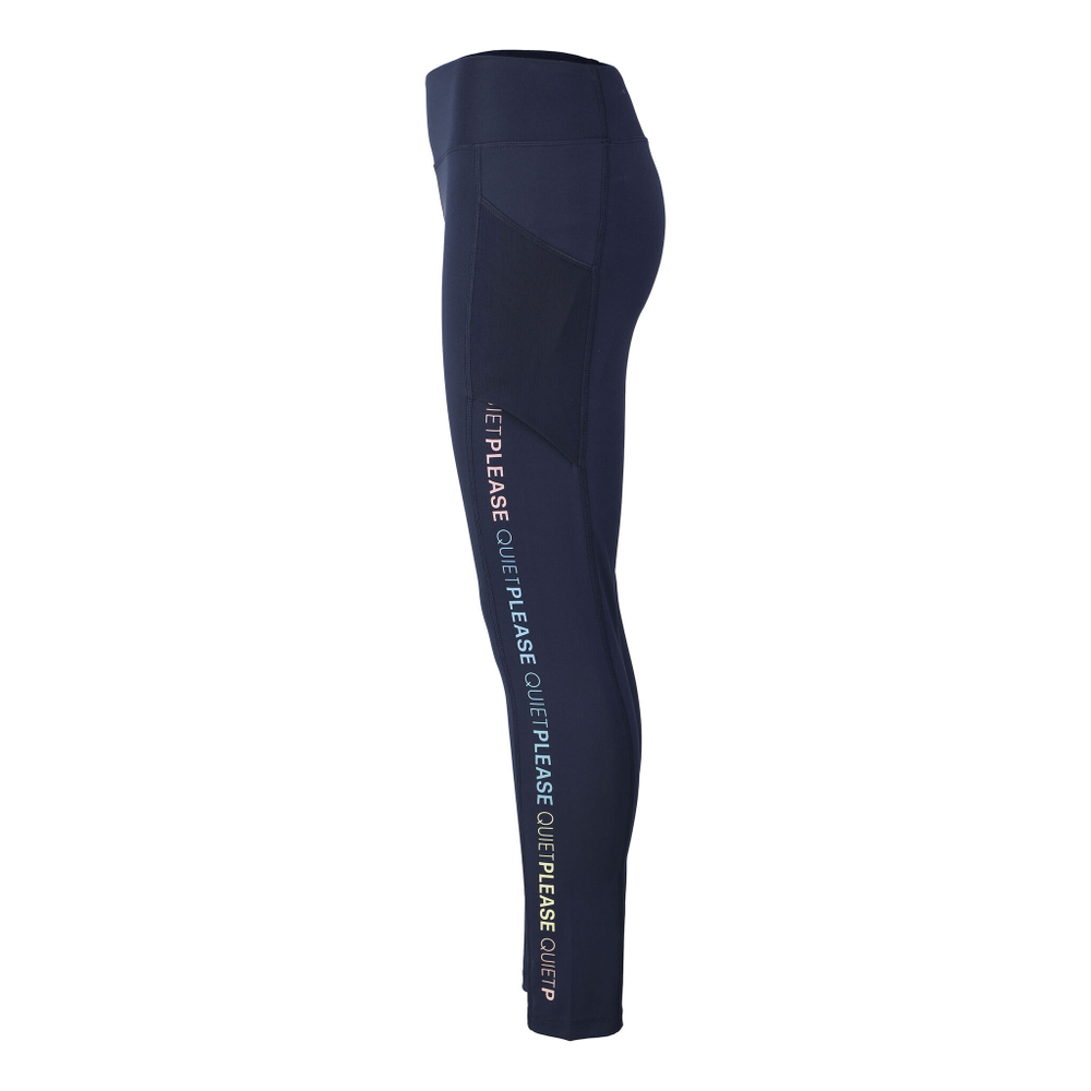 Женские теннисные брюки Quiet Please Rainbow Match Tight Women - Dark Blue