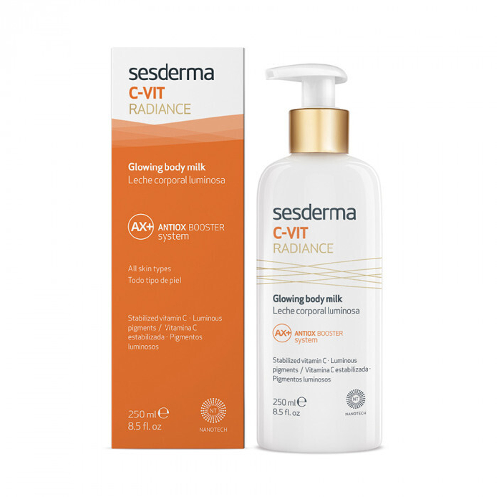 Sesderma C-VIT Radiance Glowing body milk - Молочко для тела для сияния кожи, 250 мл