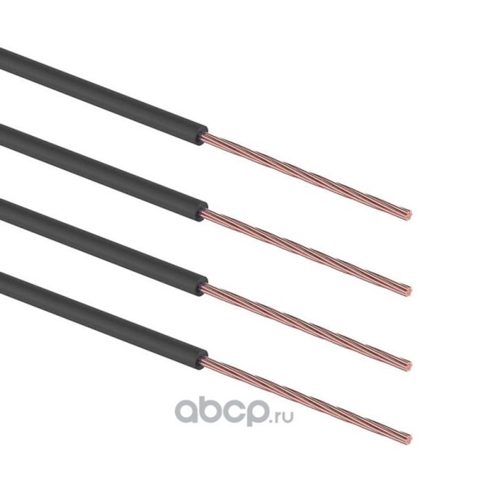 Набор проводов  Ассорти  (0,50х5 м/0,75х5 м/1,50х3 м/2,50х2 м) черный (REXANT)