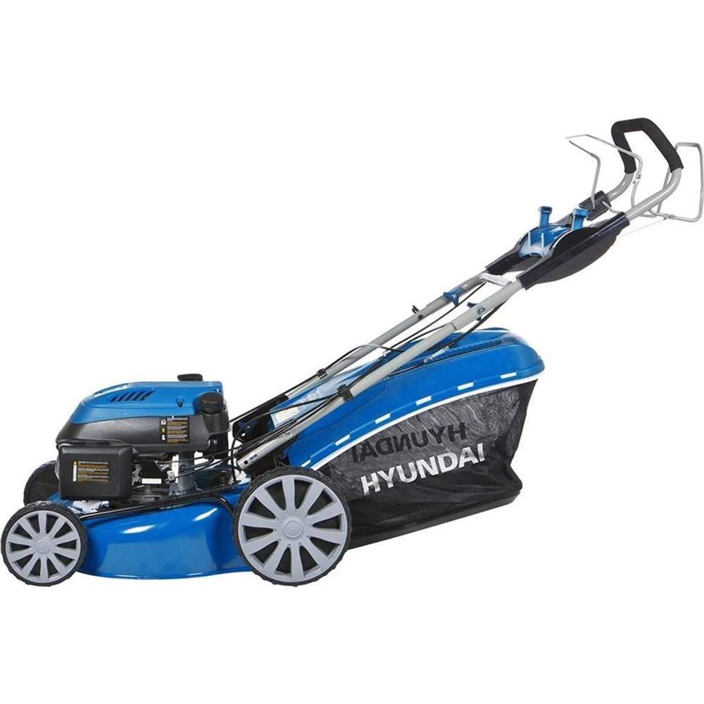 Газонокосилка бензиновая Hyundai L 4610S самоходная: 3.5 л.с., нож 46 см, L 4610S