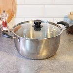 Кастрюля 4,2л нерж "Classic" SA-P1024