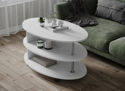 Столик журнальный Консул-4, белый