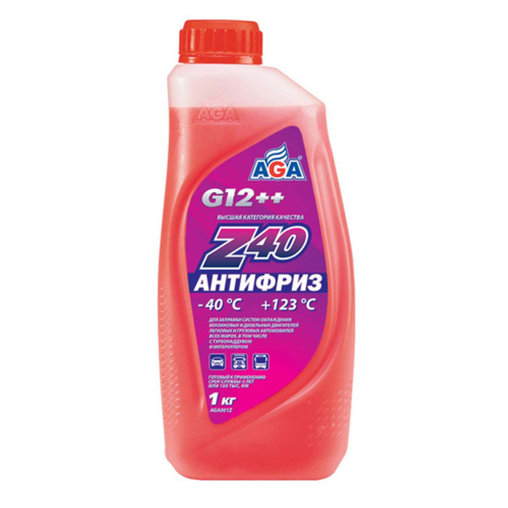 Антифриз AGA-Z40 946мл/1кг охл.жидкость AGA001Z