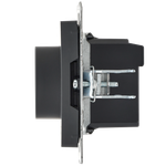 BRITE Термостат электронный с индикацией ТС10-1-БрГ графит IEK