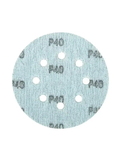 125мм P40 10шт. Шлифовальный абразивный круг для шлифовки под липучку Minamo Light Matter 125мм FB