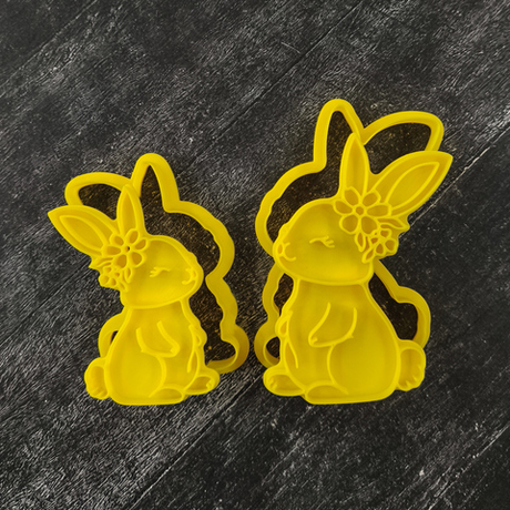 Набор штампов "Мама и дочка Зайки" от Киры