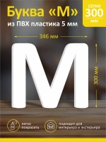 Буквы из пластика на стену