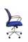 Офисное кресло Chairman    698    Россия     TW-05 синий хром new
