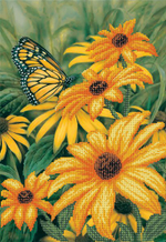 "Рудбекия"-4016 ткань с нанесенным рисунком