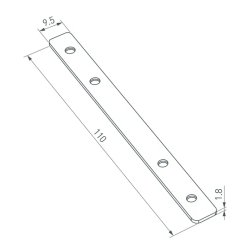 Соединитель профиля SL-COMFORT-2542-180 Set (Arlight, Металл) 031806