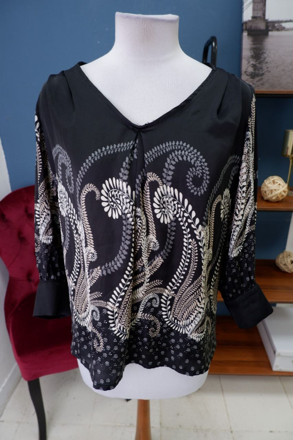 Блузка Sinequanone стильная 50 размер