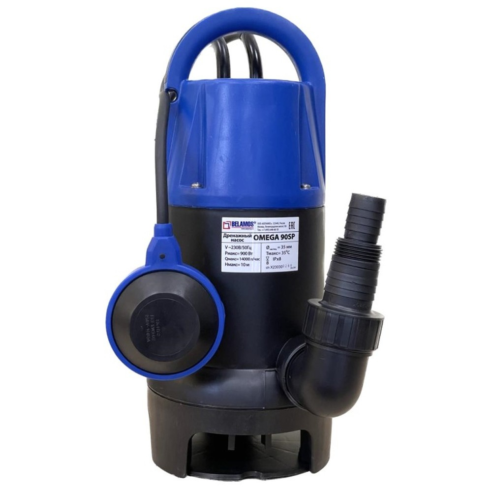 Насос BELAMOS погружной Omega 90 SP/233л.м., Н 10м, каб. 6м