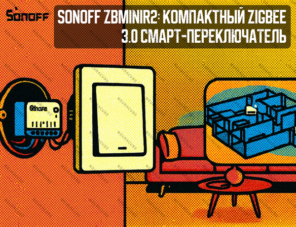 Познакомьтесь с SONOFF ZBMINIR2: ультракомпактный Zigbee 3.0 смарт-переключатель
