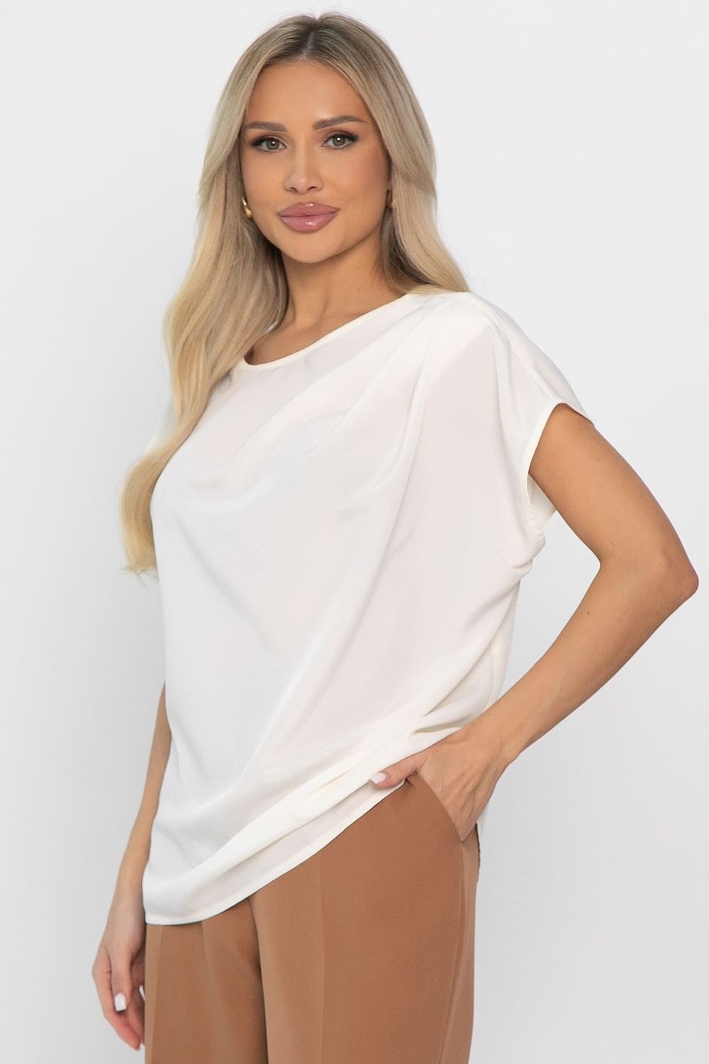 Блуза Маркиза (молочная) Б14565-30М LT Collection