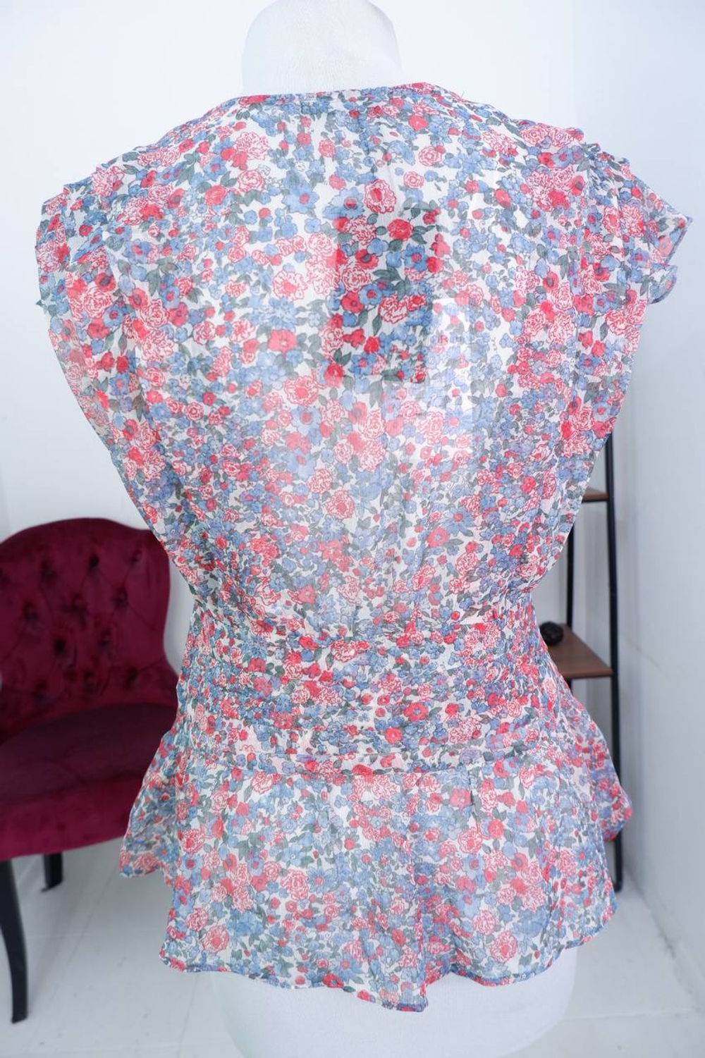 Топ LIME с цветочным принтом 48 размер, новый