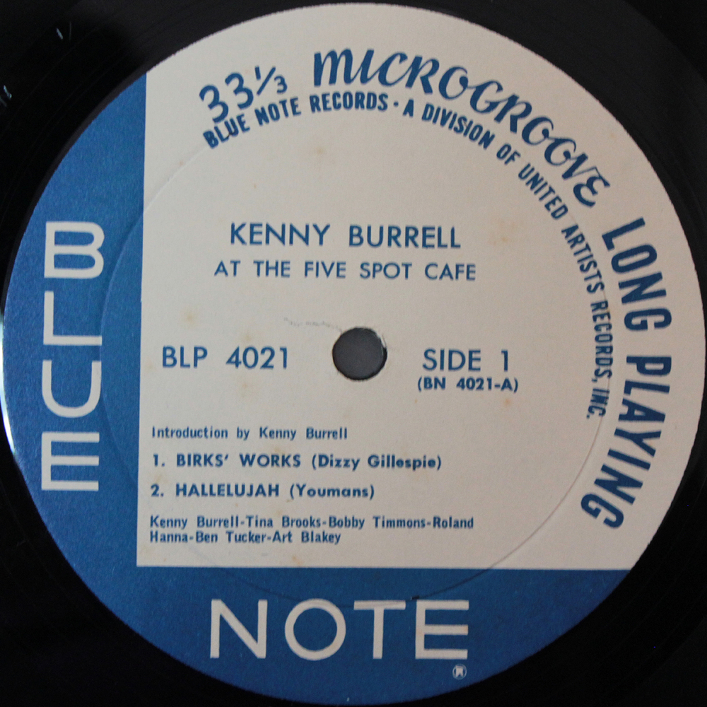 Kenny Burrell With Art Blakey / On View At The Five Spot Cafe (LP)