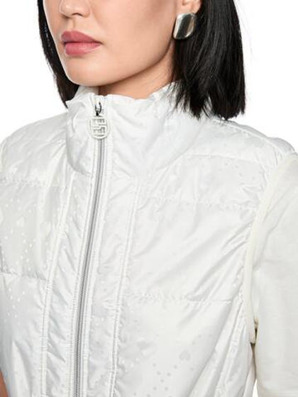 Marc Cain Жилет с принтом и кулиской на талии