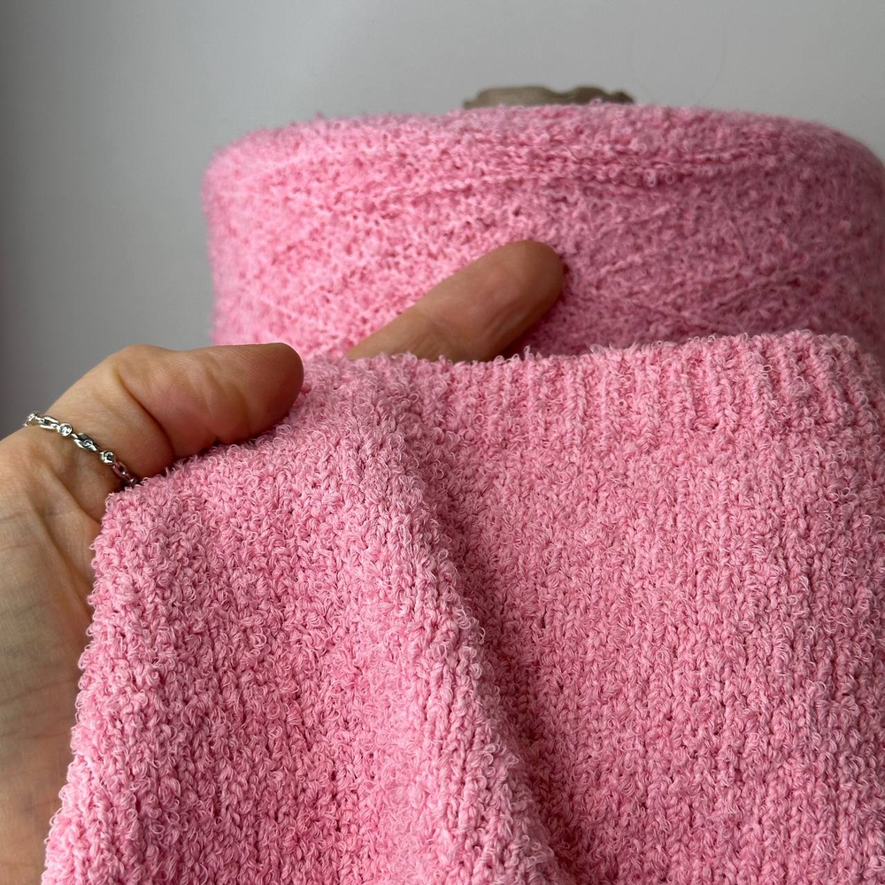 PALMA - Ri.Go; 92% хлопок, 8% п/а; Букле; 320м/100гр; col.25719, цвет: розовый пион; S507