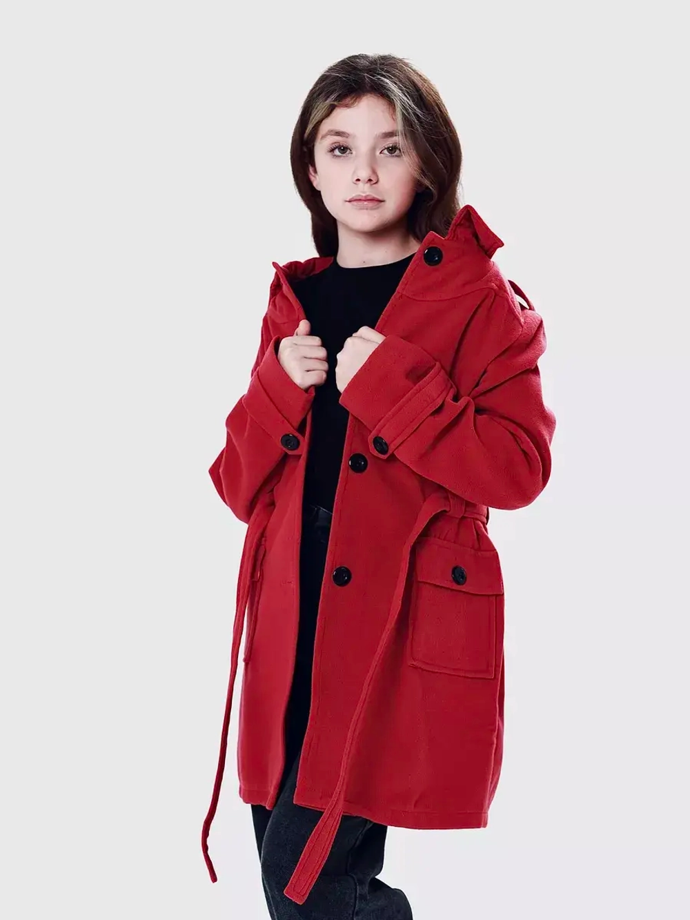 Пальто для девочки демисезонное