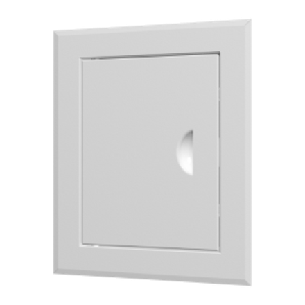 Люк 250*400 ЛМ 2540  ревизионный 310*460 фланец 250*400, стальной с выемкой title=