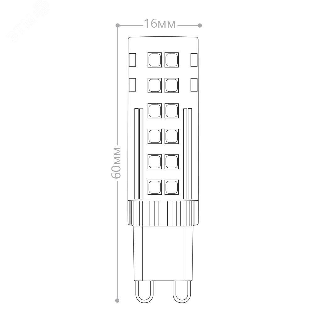 Лампа светодиодная Feron LB-433 G9 230В 7Вт 4000K 25767
