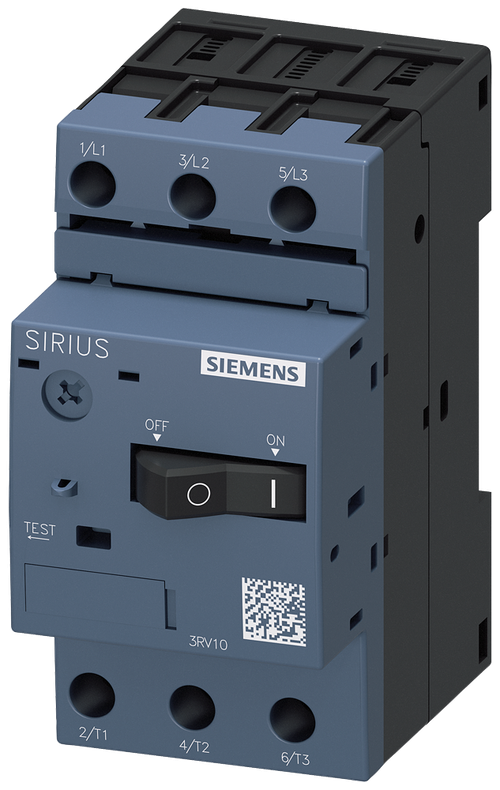 Siemens Выключатель Автоматический, N-расцептель 30 A, для защиты электродвигателя, 3RV10111CA10