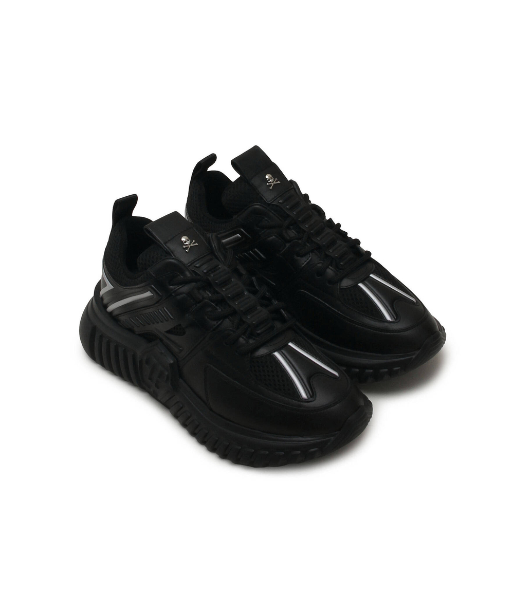 Кожаные кроссовки Philipp Plein - черный(USC0405 PLE075N)