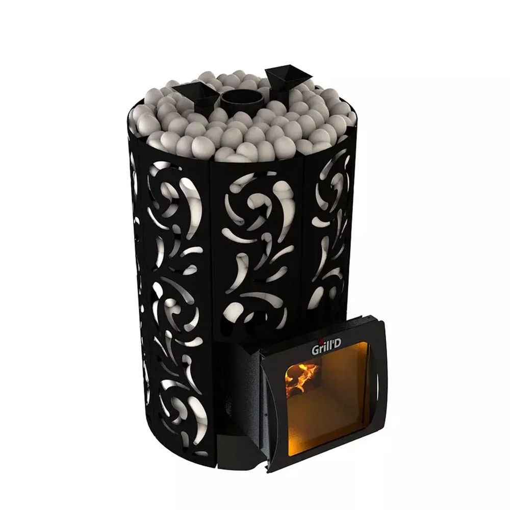 Дровяная банная печь Grill'D Violet 400 Short Max