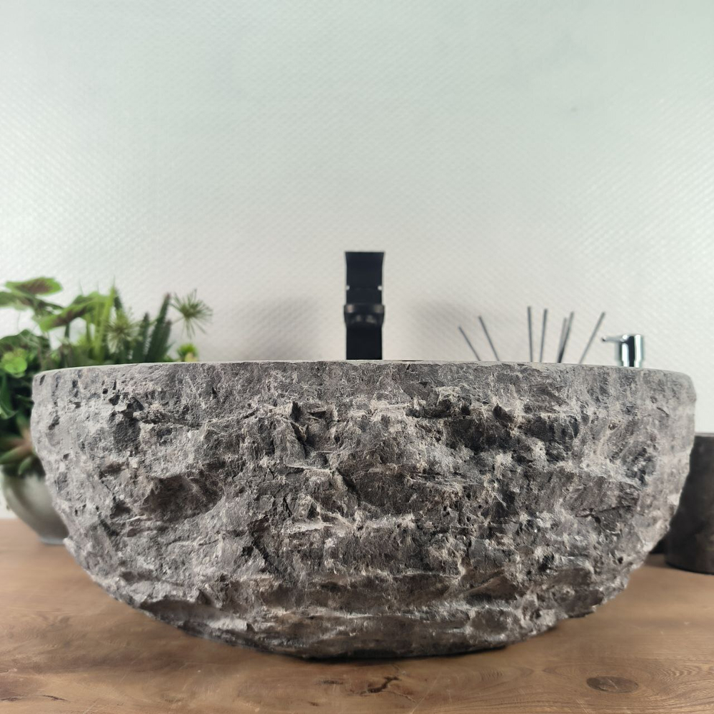 Раковина из мрамора Erozy Grey EM-64683 46*46*15 0185