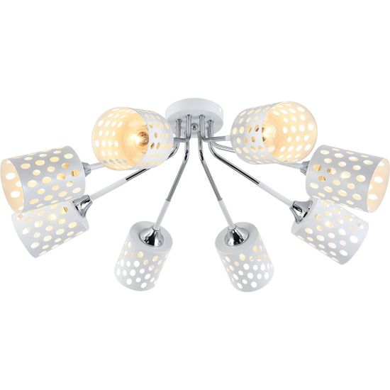 Люстра потолочная Reluce E27 11355-0.3-08A WH+CR