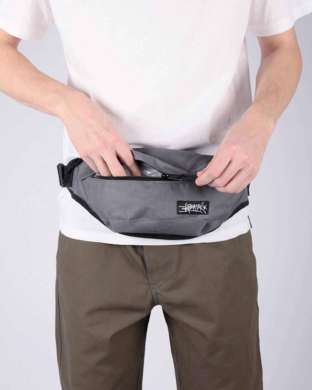 Сумка поясная Anteater Minibag grey