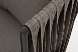 "Флоренция" лаунж-зона из искусственного ротанга, цвет графит