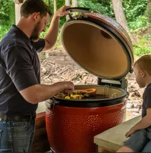 Керамический гриль Kamado Joe Big Joe III Stand Alone, 61 см (красный)