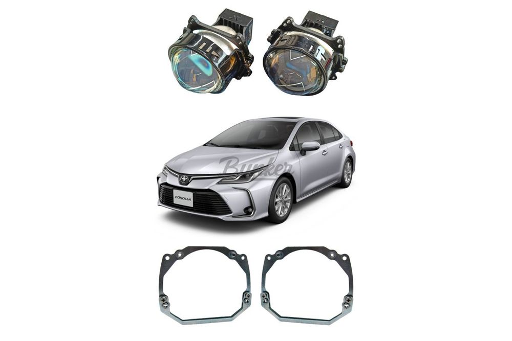 Комплект для замены штатных галогеновых линз Toyota Corolla XII E210 2018-2021