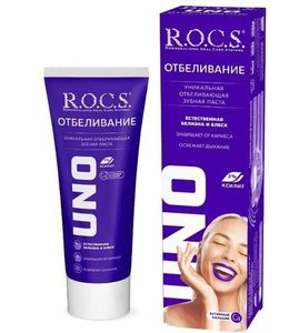 R.O.C.S. Uno Whitening Зубная паста отбеливающая 74 гр