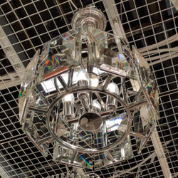 Люстра Cloyd HENRIK C4 / Ø36 см - хром (арт.10503)