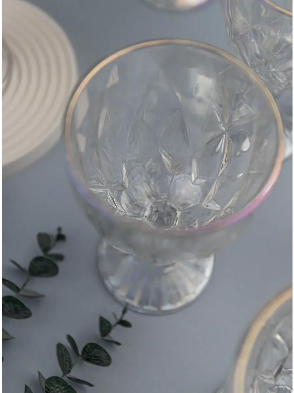 Набор фужеров для вина, 330 мл, 6 шт. перламутровый