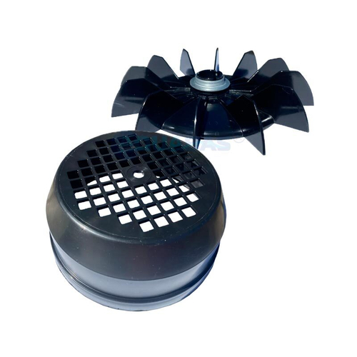 Вентилятор эл.двигателя насоса IML NEW BCC 300/NIAGARA NI200/300 +кожух+крепеж (SP-05-0097)