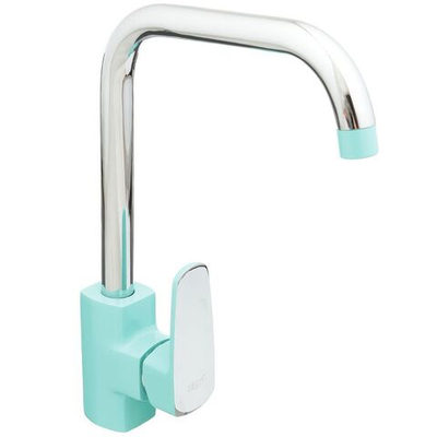 Смеситель для кухни, Frud, с картриджем, бирюз, R40303