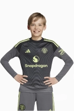 Футболка с длинными рукавами adidas Manchester United 25/26 Goalkeeper Junior - черный