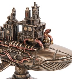 Veronese WS-1072 Статуэтка в стиле Стимпанк «Пятидесятидвухгерцевый кит»