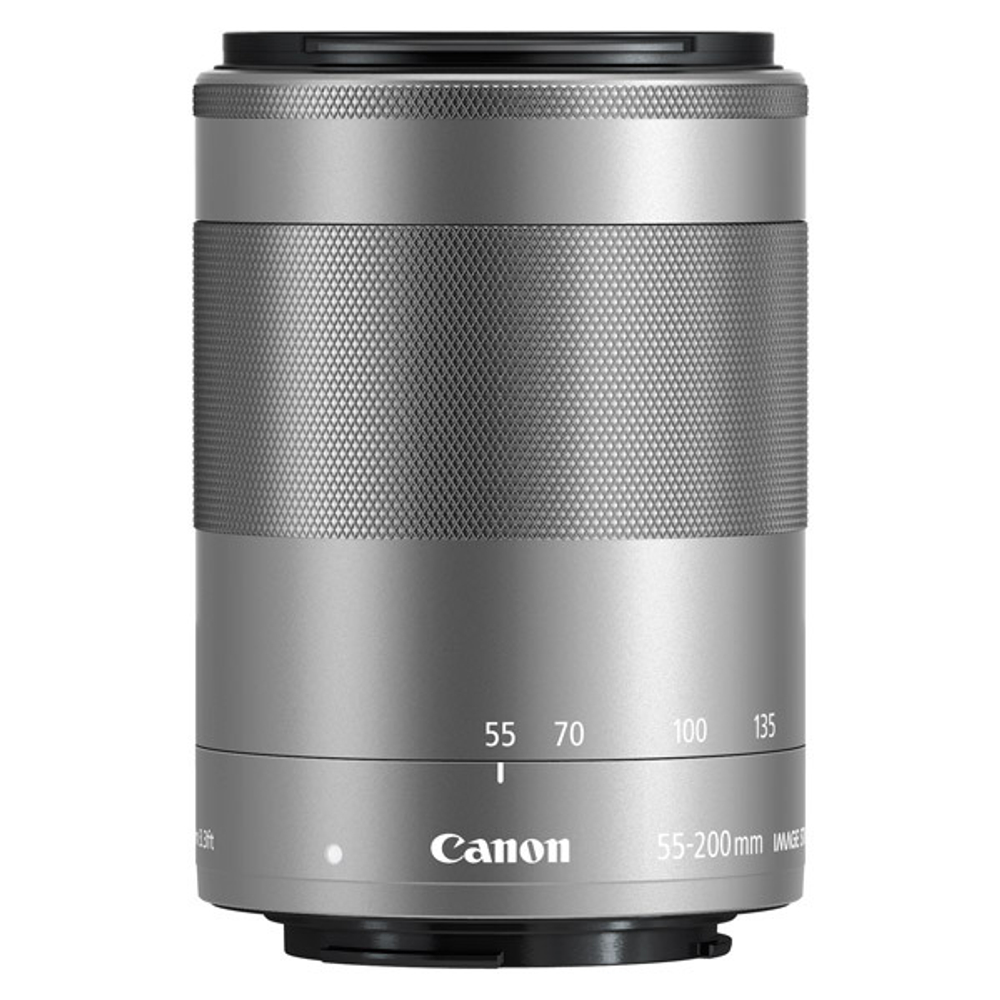 Объектив Canon EF-M 55-200mm f/4.5-6.3 IS STM серебристый